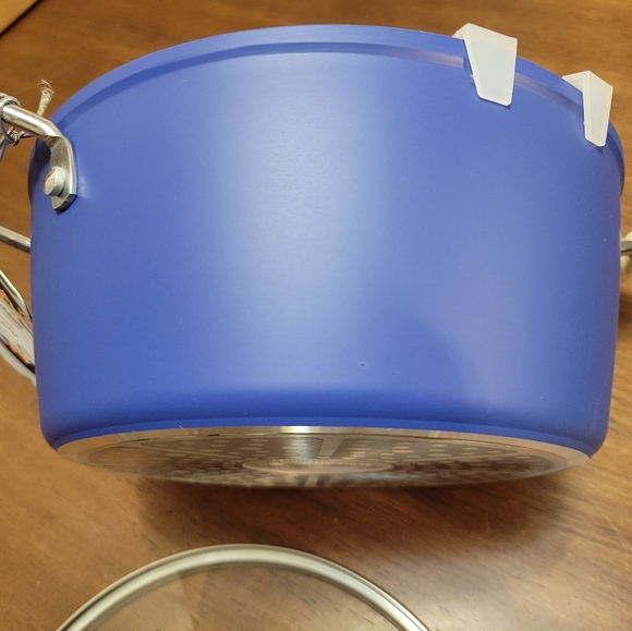 Masterclass Premium Cookware 8" Casserole 2.3 QT Cobalt Blue - Picture 2 of 8